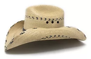 100X Hand-Shaped here in USA Unofficial Kenny Chesney Palm Leaf Cowboy Hat - Picture 1 of 5