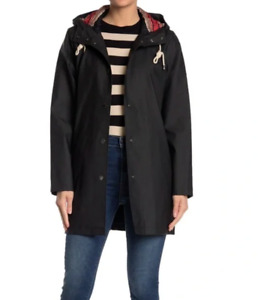 Pendleton Olympic Hooded Acadia Slicker Rain Coat - Black - Size XS - NEW