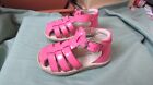 Girls Toddler Vertbaudet Leather Pink Mary Jane Shoes Sandals Size 21