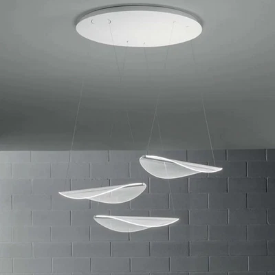 Stilnovo Diphy Sospensione 3 Luci LED trasparente - Immagine 1 di 4