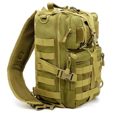 Taktische Brusttasche Molle Wandern Daypack Sling Tasche Crossbody-Umhängetas... - Bild 1 von 4