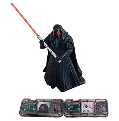 Figura Star Wars Darth Maul Tatooine 1999 con chip CommTech + chip droide de batalla Foto 1 de 4