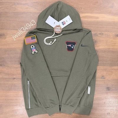 AUTÉNTICA Sudadera con Capucha Nike New England Patriots 2025 Salute to Service NFL Lateral Foto 1 de 4