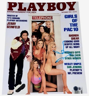 Jerry Seinfeld 签名亲笔签名 11x14 照片 花花公子封面 正品 Beckett BAS — 第 1/2 张图片