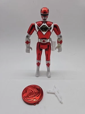 ВИНТАЖНАЯ экшн-фигурка Mighty Morphin Power Rangers Red Ranger 1995 METALLIC - Изображение 1 из 2