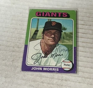 1975 Topps - John Morris #577 - Hand Signed Auto - Picture 1 of 2
