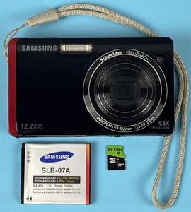 SAMSUNG ST500 12.2MP w/Touch Screen, 32GB MicroSD Card, & OEM Battery; Tested! - Picture 1 of 18