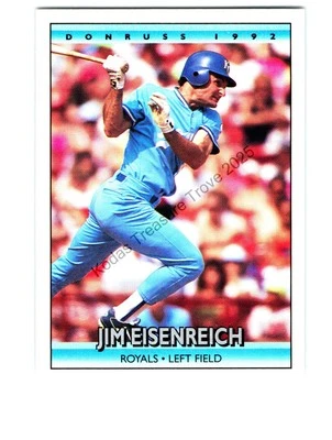 Jim Eisenreich #297 Kansas City Royals 1992 Donruss Excellent - Image 1 of 2