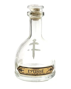 D'USSE Cognac V.S.O.P. 375 ml Empty Bottle Decanter with Cork Stopper - Picture 1 of 8