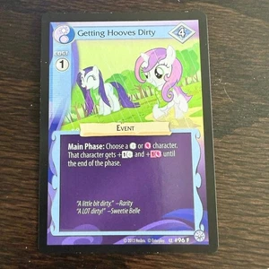 My Little Pony CCG Getting Hooves Dirty Event Card Alpha 96F Rare - Bild 1 von 2