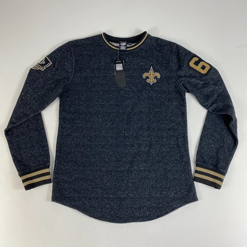 New Orleans Saints Sweater Adult Small Crewneck Sweatshirt NFL Team Apparel NWT Cover