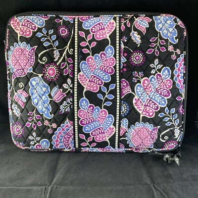 Vera Bradley Laptop Sleeve Padded Case Computer Pocket Alpine Floral Retired - Image 1 of 4
