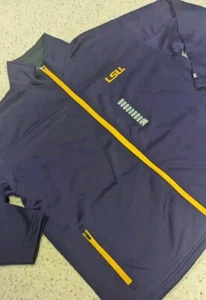 Champion Herren XL LSU Tigers Lila Full Zip Performance Jacke - Bild 1 von 7