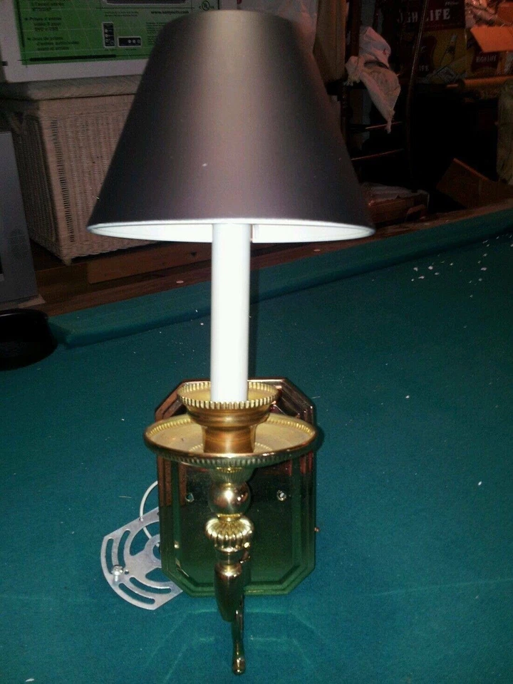 Polished Brass Wall Sconce - Image 1 of 1