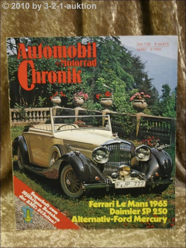 Automobile E Moto Cronaca 3/82 Daimler Sp 250 Ferrar - Immagine 1 di 1