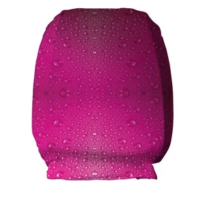 Rosa Lluvia Gotas Diseño Coche Asiento Reposacabezas Paquete de Dos Accesorio De - Imagen 1 de 2