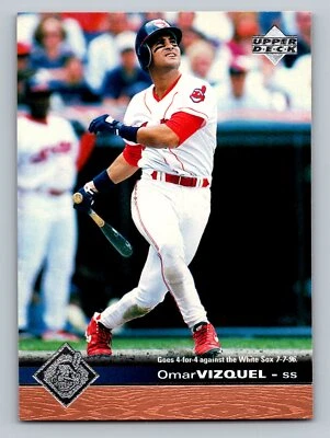 Omar Vizquel 1997 Upper Deck #54 Cleveland Indians - Image 1 of 2