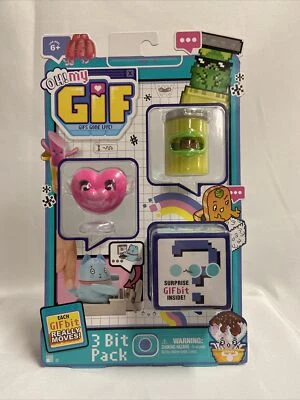 OMG Oh My GIF Paquete de 3 Bit Figura Misteriosa Gone Live Nuevo Corazón. ¡Envío gratis! Foto 1 de 3