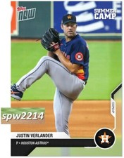 2020 Topps Now Justin Verlander Summer Camp Road to Opening Day #453