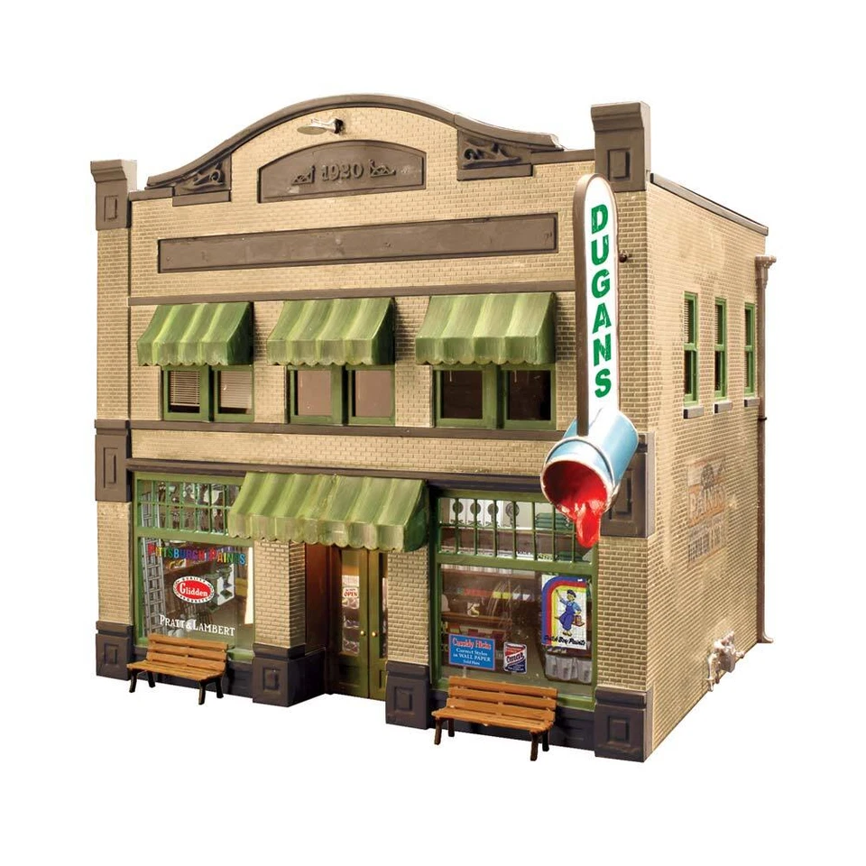Woodland Scenics BR4943 N Scale Dugan's Paint Store Built & Ready Series - Image 1 of 2