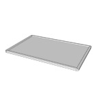 TRANSPARENT / CLEAR ACRYLIC 120mm x 40mm MOVEMENT TRAYS for Roleplay Miniatures