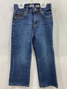 OshKosh Classic Fit Jeans Boy's Size 4T Dark Wash Denim Streetwear Casualwear - Picture 1 of 5