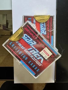 (2) - Star Trek Next Generation Behind the Scenes 1993 Skybox Factory Sealed Set - Picture 1 of 1
