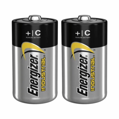 2 x Energizer C size batteries Industrial 1.5V LR14 MN1400 EN93 Baby - Image 1 of 4