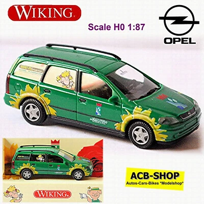 Opel Astra G Caravan 2000 Landesgartenschau Kaiserslautern 1:87 Wiking 086 51 - Immagine 1 di 3