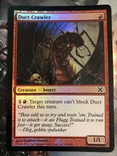 1x Foil Duct Crawler 10th Edition Tenth LP MTG Magic the Gathering x1 MKE