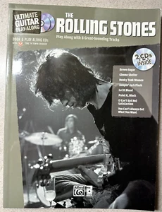 The Rolling Stones - Ultimate Guitar Play-Along Music Book/CD Tab Book - Picture 1 of 2