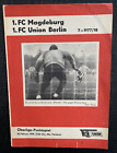 Ol 77/78 1. FC Union Berlin - Magdeburg, 18.02.1978 - Rainer Rohde