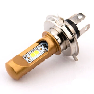 For Motorcycle 12W H4 6500K COB LED Hi/Lo Beam Light Bulb Headlight Accessory - Image 1 of 4