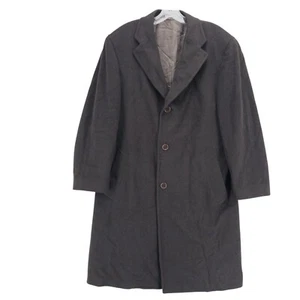 CANALI Brown Wool Cashmere Coat Made in Italy Men's Size 48R - Picture 1 of 9