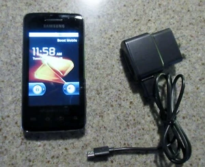 Samsung Galaxy Prevail SPH-M820 - Obsidian Black (Boost Mobile) Smartphone - Picture 1 of 4