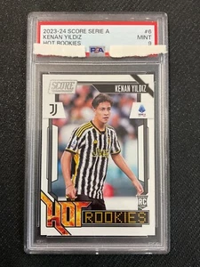 Kenan Yildiz Hot Rookies Score Serie A 23/24 Juventus #6 PSA 9 Mint - Bild 1 von 2