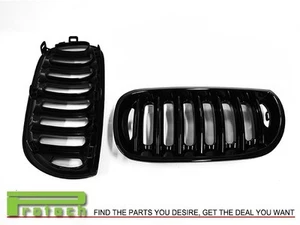 Glossy Black Kidney Front Replacement Grille for BMW 04-06 E83 X3 Pre-Facelift - Picture 1 of 3