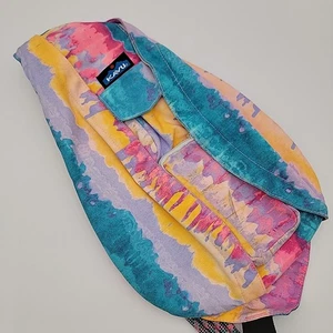 Bolso Bandolera KAVU Cuerda Excelente Estado Usado, Festival Tie Dye - Imagen 1 de 13