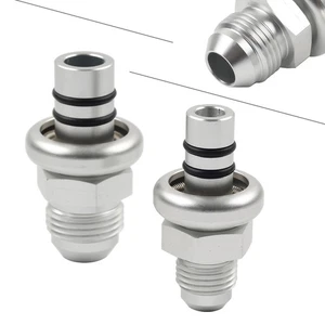 6AN+8AN Silber gerade Kraftstoffleitung Adapter Kit für Ford Mustang 1986-1998 - Picture 1 of 12