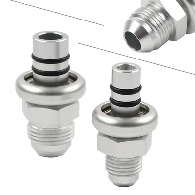 6AN+8AN Silber gerade Kraftstoffleitung Adapter Kit für Ford Mustang 1986-1998 - Image 1 of 4