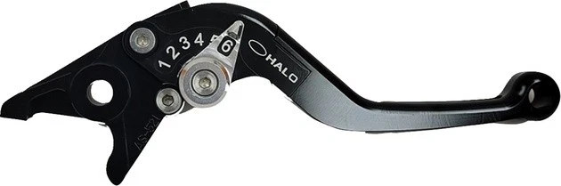 Palanca de freno Halo accionada negra #DFL-AS-521 para Yamaha/Kawasaki/Suzuki Foto 1 de 1