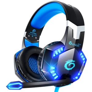 VersionTECH. G2000 Gaming Headset for PS5 PS4 Xbox One Controller,Bass Surrou... - Picture 1 of 9
