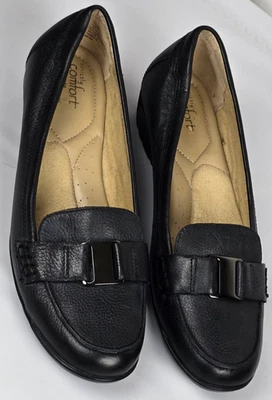 Женские мокасины Strictly Comfort 10 M черная кожа 028-2117 - Изображение 1 из 4