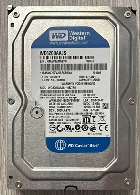 Hard Disk Western Digital 320GB SATA 3.5" WD3200AAJS usato, in ottime condizioni - Immagine 1 di 2