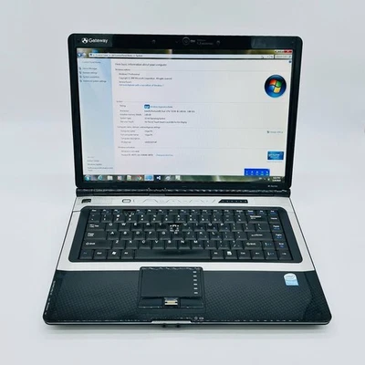 Gateway SA1 Model M-6307 Laptop Windows 7 Pro 2GB Ram 120GB HDD - Image 1 of 4