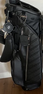 Vessel VLS Lux 4-Way Stand Bag Black Perforated New In Box - Picture 1 of 4