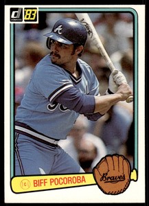 1983 Donruss Biff Pocoroba Atlanta Braves #436