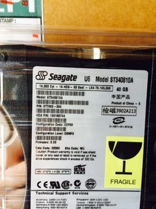 *Nuevo* Disco duro interno Seagate (ST340810A) 40 GB, 5400 RPM, 3,5" - Imagen 1 de 1