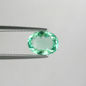 1.20 ct FINE QUALITY COLOMBIAN MINED  NATURAL EMERALD  See Vdo 5215 0315 SBM