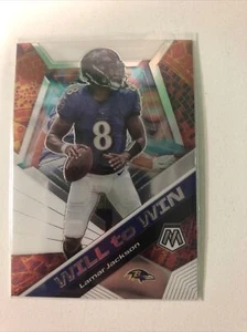 Tarjeta Panini Mosaic Will To Win 2020 Lamar Jackson #WW2. - Imagen 1 de 3